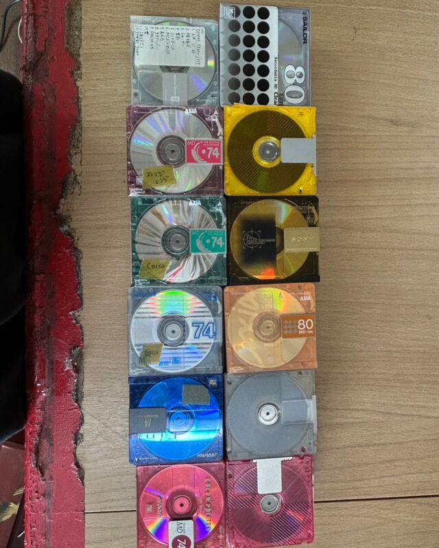 中古MD 痒く ミニディスク 144枚